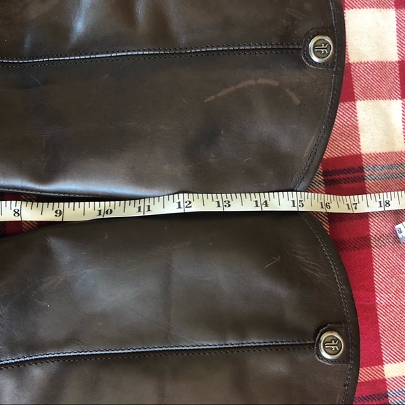 Frye 8B tall leather boots brown - Picture 13 of 14